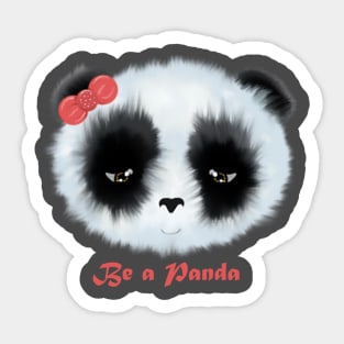 Be A Panda Sticker